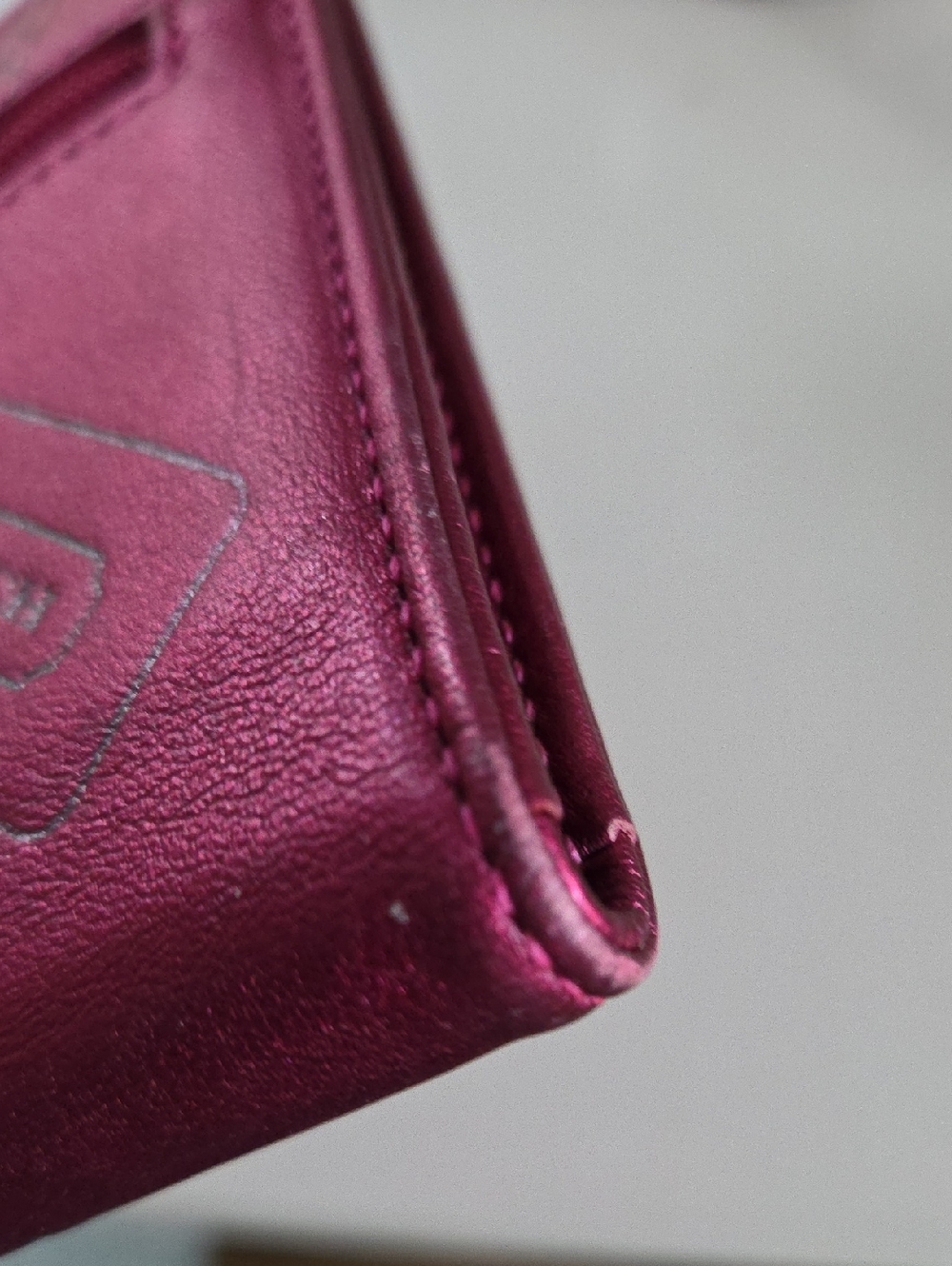 COACH  Metallic Fuchsia POPPY Leather Passport Wallet - Picture 13 of 15